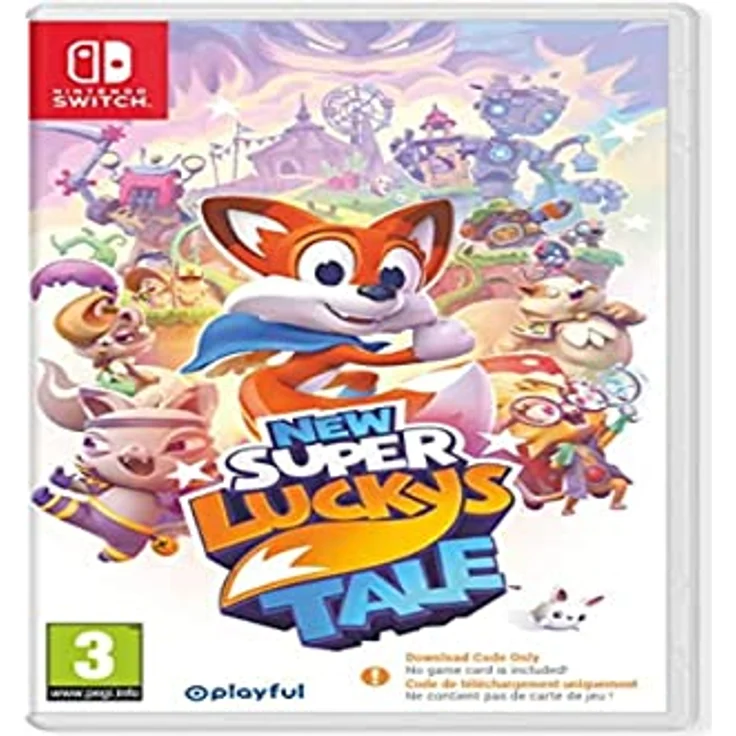 PQube New Super Lucky's Tale, 3D-Plattform-Abenteuer für Nintendo Switch, Schwarz – Bild 1