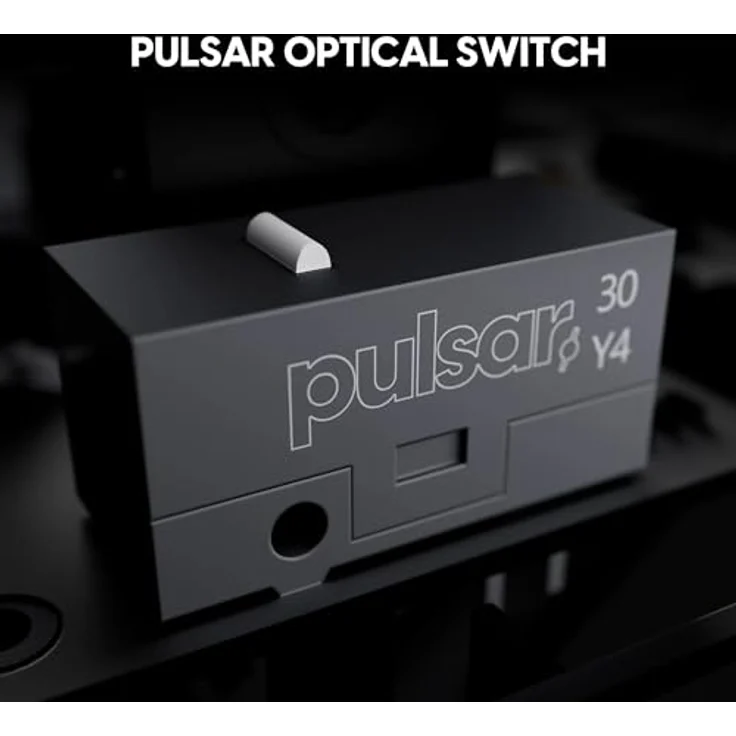 Pulsar X2H CrazyLight Medium Wireless Gaming Maus (Volcano) - 32.000 DPI, 8K Polling, ultraleichtes Design, rot – Bild 6
