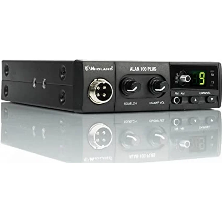 Midland Alan 100 Plus B, CB-Mobilfunkgerät mit AM/FM, automatischer Rauschunterdrückung, schwarz – Bild 4
