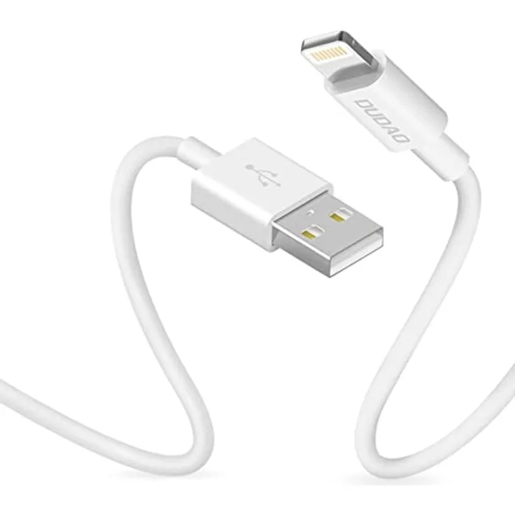 Dudao USB / Lightning Kabel 3A, 1m, weiß, schnelles Laden und Datentransfer