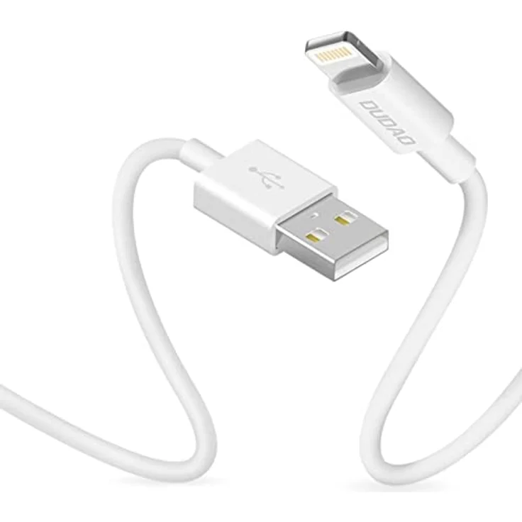Dudao USB / Lightning Kabel 3A, 1m, weiß, schnelles Laden und Datentransfer – Bild 1