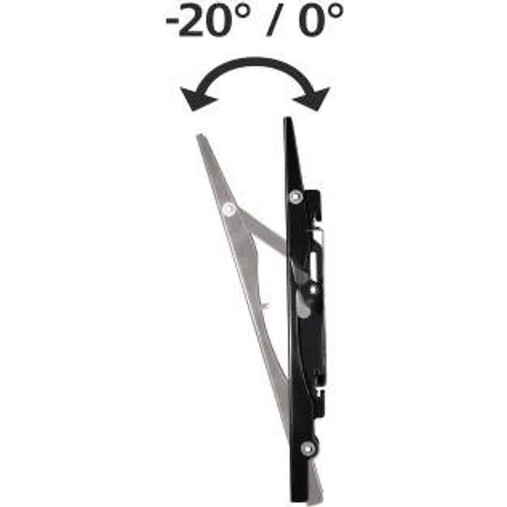 Hama TV-Wandhalterung TILT, neigbar, für 81 - 107 cm Diagonale (32 - 42 Zoll), für max. 50 kg, VESA bis 400 x 400, Wandabstand 4,2 cm, schwarz – Bild 3