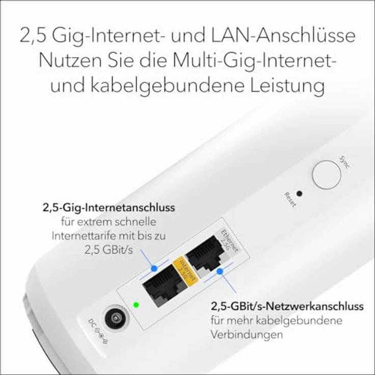 Netgear ORBI3 DB WIFI7 3PK BNDL, Mesh Router mit bis zu 3600 Mbit/s, Weiß, WLAN-Standard IEEE 802.11be, Sicherheits- und Datenschutztools, 360 m² Abdeckung – Bild 6