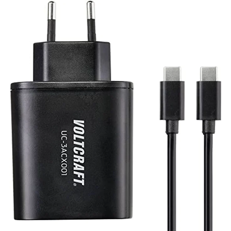 Voltcraft UC-3ACX001 USB-Ladegerät 38 W Steckdose Ausgangsstrom (max.) 3000 mA Anzahl Ausgänge: 3 x USB, USB-C® Buchse – Bild 3