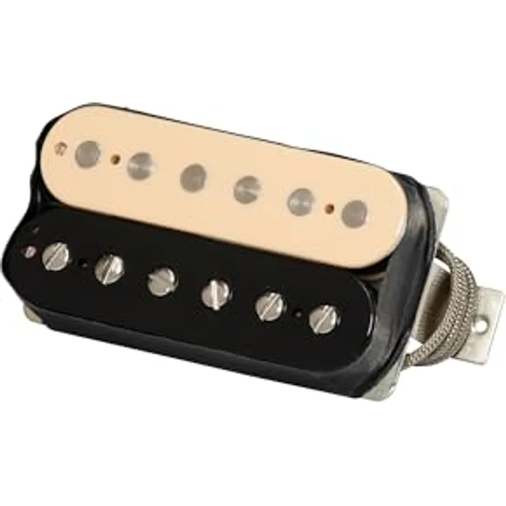 Gibson Custombucker Zebra, Humbucker Tonabnehmer für E-Gitarre, PAF Konstruktion, ungewachst, Made in USA