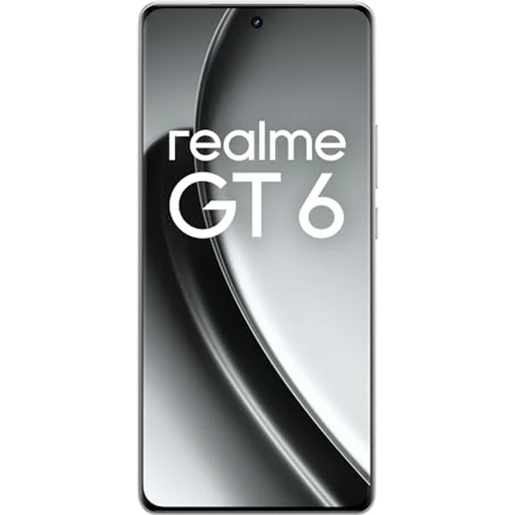 realme GT6 Smartphone 5G 8+256 GB, Snapdragon 8s Gen 3 Chipset, 6000nit Ultra Bright Display, Sony LYT-808 OIS Camera, 120W SUPERVOOC Charge, 5500mAh Massive Battery, Fluid Silver – Bild 2