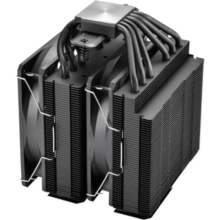 FSP Air CPU Cooler MP7-B LGA/1851/1700/1200 AMD:AM4/AM5, Gehäuselüfter mit Dual Performance-Lüftern, schwarz – Bild 2