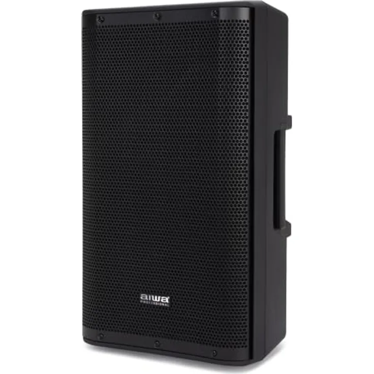 AIWA APRO-12, Selbstverstärkender Lautsprecher mit 250 W RMS, Bluetooth 5.0 TWS, 12 Zoll, 122 dB, DSP mit 4 Modi, XLR/Klinkeneingänge, Mischausgang, 220 V
