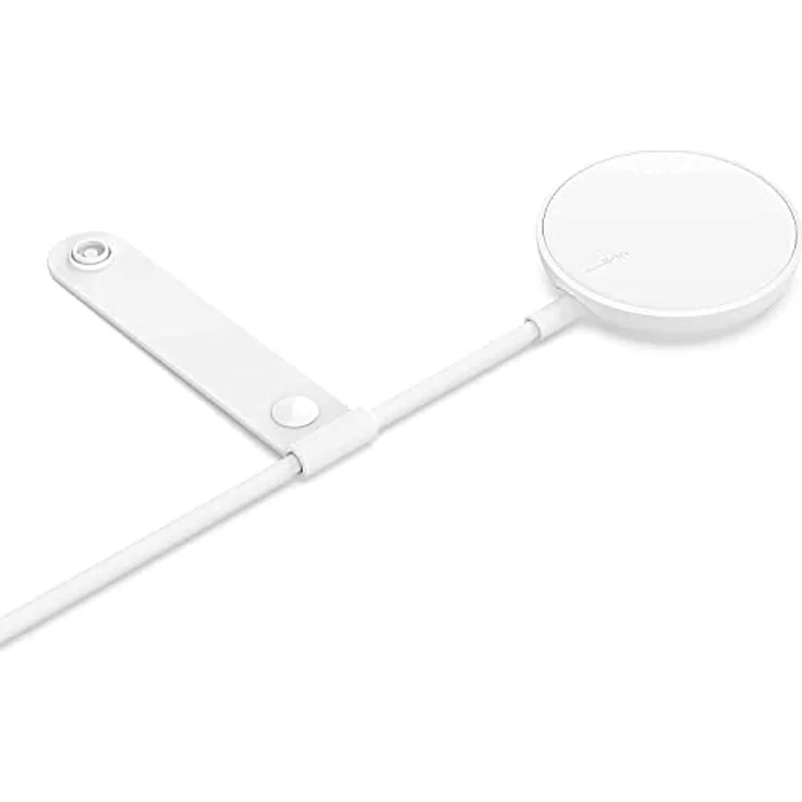 Belkin MagSafe Ladegerät, Magnetisches Kabelloses Ladegerät mit 2-m-Kabel für iPhone 14/13 Serie und MagSafe-fähige Geräte – Weiß – Bild 1