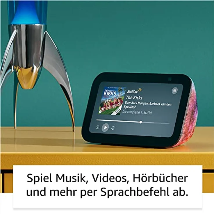 Wir stellen vor: Echo Show 5 (3. Gen.) Kids | Für Kinder entwickelt, mit Kindersicherung | Weltraum-Design – Bild 2