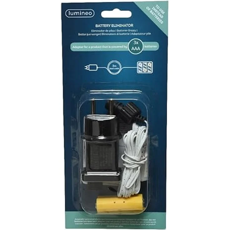 Batterieadapter 4,5 V Ersatz für 3 AAA-Micro-Batterien, Umweltfreundliche Alternative – Bild 2