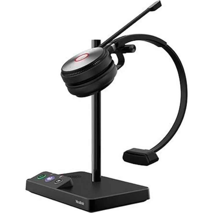Yealink DECT WHB620UC(V1) Basisstation, Headset Zubehör für WH62, schwarze Farbe, Micro USB Verbindung, 208 Gramm leicht