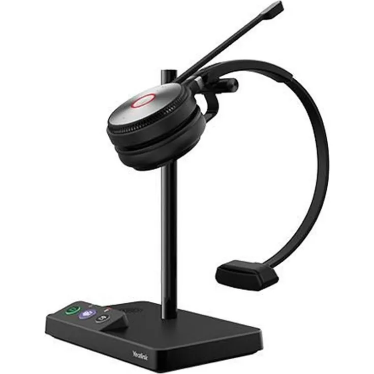 Yealink DECT WHB620UC(V1) Basisstation, Headset Zubehör für WH62, schwarze Farbe, Micro USB Verbindung, 208 Gramm leicht