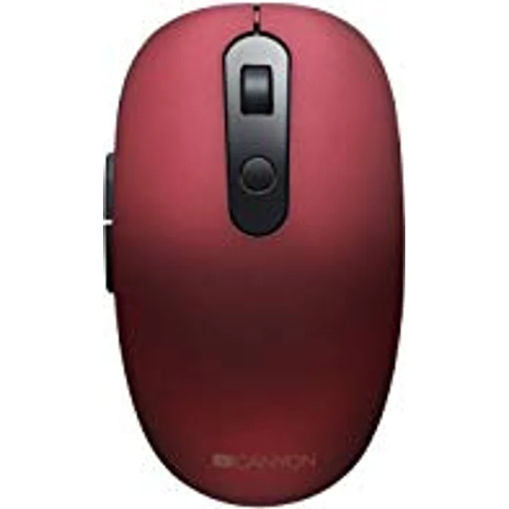 CANYON W009R, Kabellose Bluetooth Maus mit 1600 DPI, leisen Klick und minimalistischen Design, rot – Bild 4