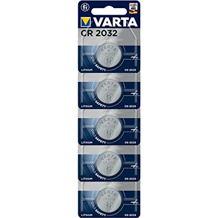 Varta Batterien Professional CR2032 (Lithium Knopfzelle 3Volt, 5er Pack) – Bild 2