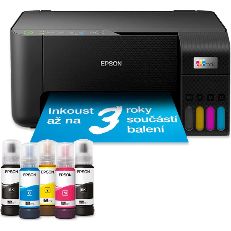 Epson EcoTank L3270 WiFi-Multifunktionsdrucker SCHWARZ, Hohe Druckauflösung 5760 x 1440 DPI, WLAN-Funktion – Bild 1