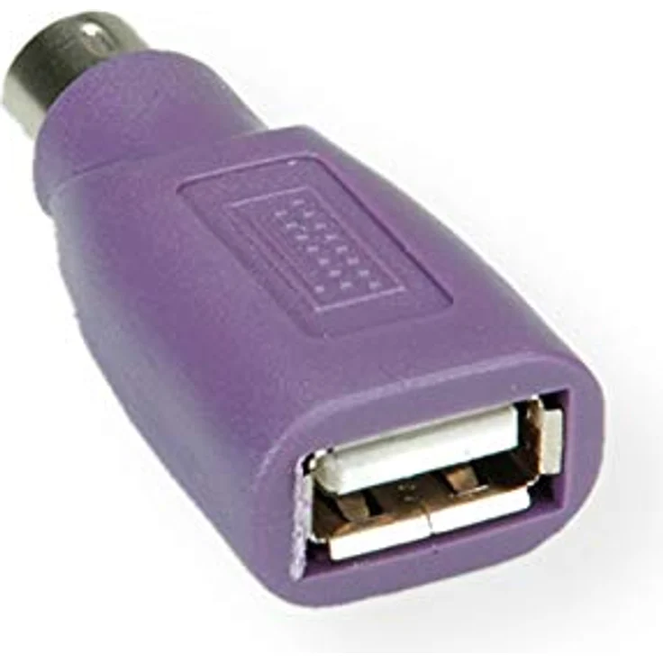 Value 12991073 PS-2 USB Tastatur-Adapter lila – Bild 2