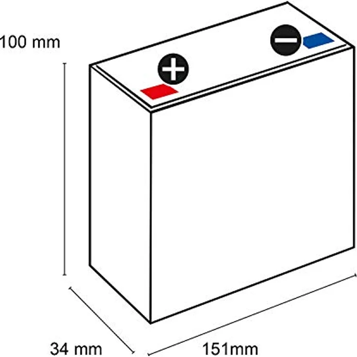 Q-Batteries 6LS-7.2 6V 7,2Ah Blei-Vlies Akku / AGM VRLA – Bild 2