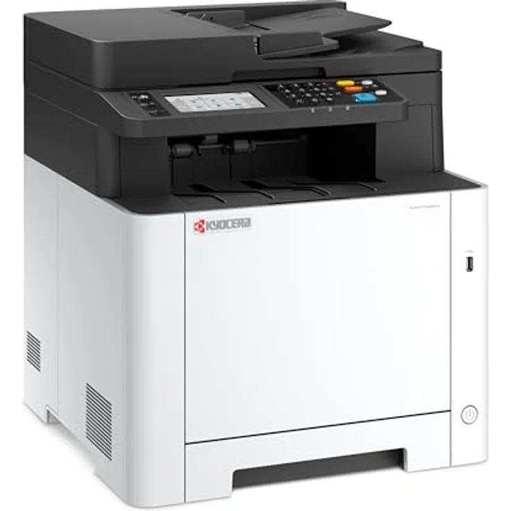 Kyocera Ecosys MA2600cfx Farblaserdrucker Multifunktionsgerät: Drucker Scanner Kopierer, Faxgerät. Mobile-Print-Funktion, umweltfreundlich und sicher. (Blau) – Bild 1