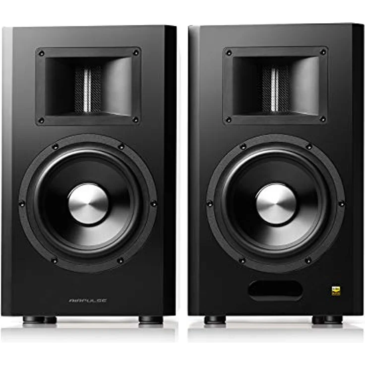 EDIFIER AIRPULSE A300 PRO - Duale aktive Studiomonitore (260W) mit Bluetooth 5.0 (aptX HD), hochwertigste Klangqualität und vielseitige Anschlussmöglichkeiten, inkl. Fernbedienung – Bild 3