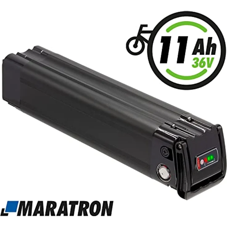 Maratron Ersatz-Akku 36V 11Ah (400Wh) für TELEFUNKEN Multitalent, ZÜNDAPP Z510, Z517, Green 2.7, Green 3.7 u.v.m. (38 cm) - Hochwertiger Sattelstützen-Akku mit leistungsstarken Lithium-Ionen-Zellen - Preisvergleich – Bild 2