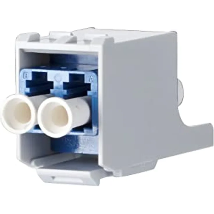 METZ CONNECT OpDAT Modul LC-D, SM OS2, LC-Duplex Anschlüsse, Kunststoffgehäuse, blau