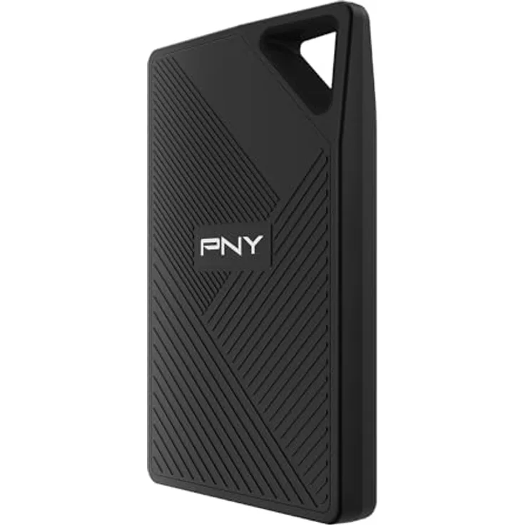 PNY RP60 2TB USB 3.2 Gen 2x2 Typ-C Portable SSD - Wasserdichtes Design, bis zu 2.000MB/s Lesegeschwindigkeit