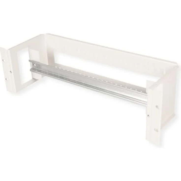 ROLINE 19-Zoll Hutschienenträger 4 HE, 175x483x215 HxBxT, für Hutschienengeräte, einfache Kabeldurchführung – Bild 1