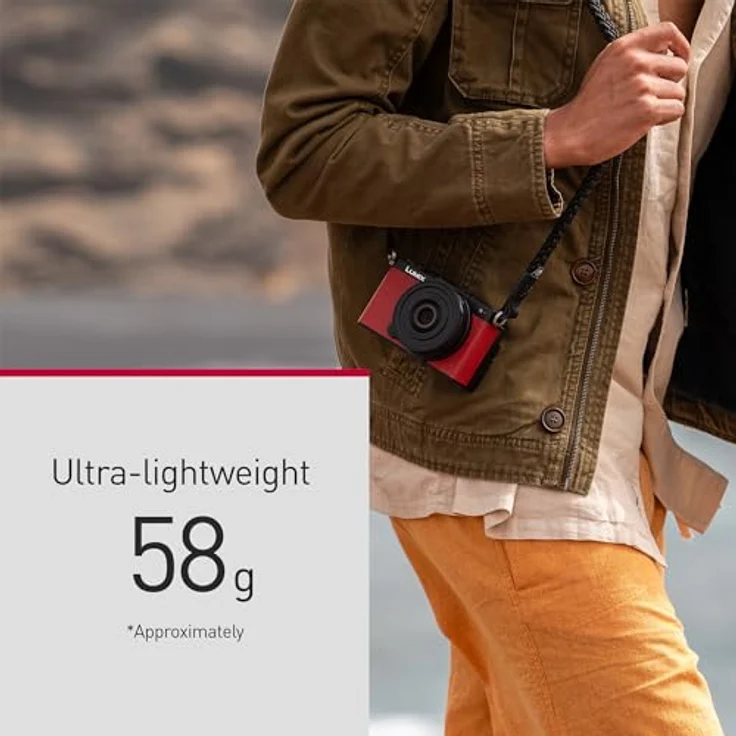 Panasonic Lumix S F/8 Pancake-Objektiv 26 mm, Weitwinkel, manuelle Fokussierung, schwarz – Bild 2