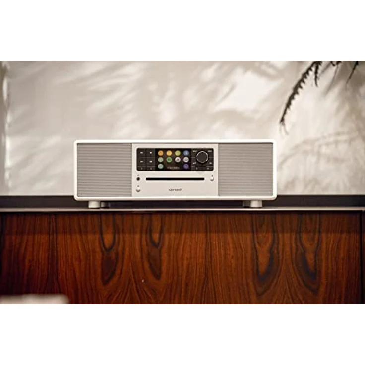 sonoro Prestige Kompaktanlage mit CD Player, Bluetooth und Internetradio (UKW, WLAN, DAB Plus, Spotify, Amazon, Deezer) Weiß – Bild 2