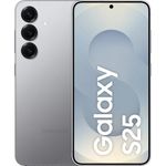 Samsung Galaxy S25, Smartphone mit 50 MP Dreifach-Kamera, 128 GB Speicher, silber + Buds3 Pro