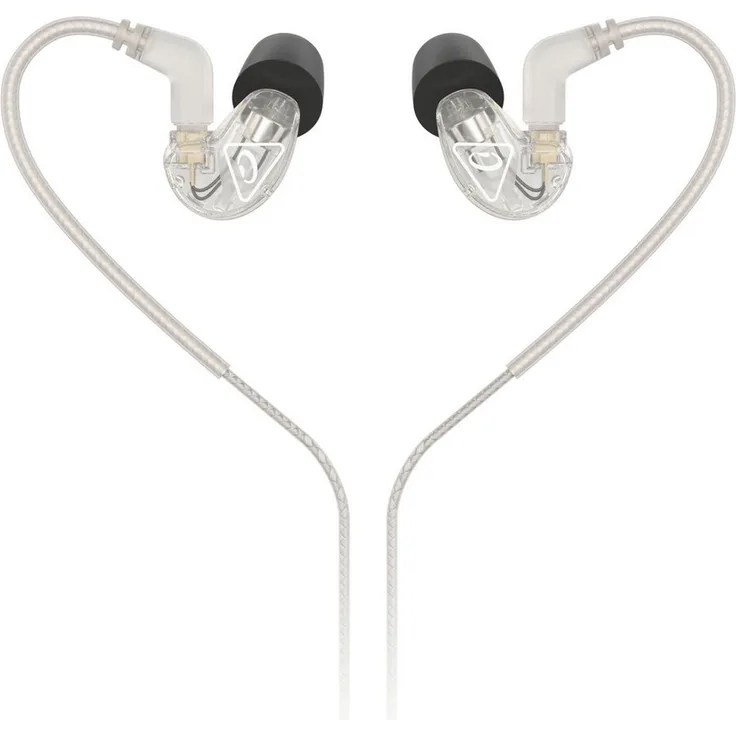 Behringer In-Ear-Kopfhörer SD251-CL Transparent mit Studioqualität und schallisolierendem Design
