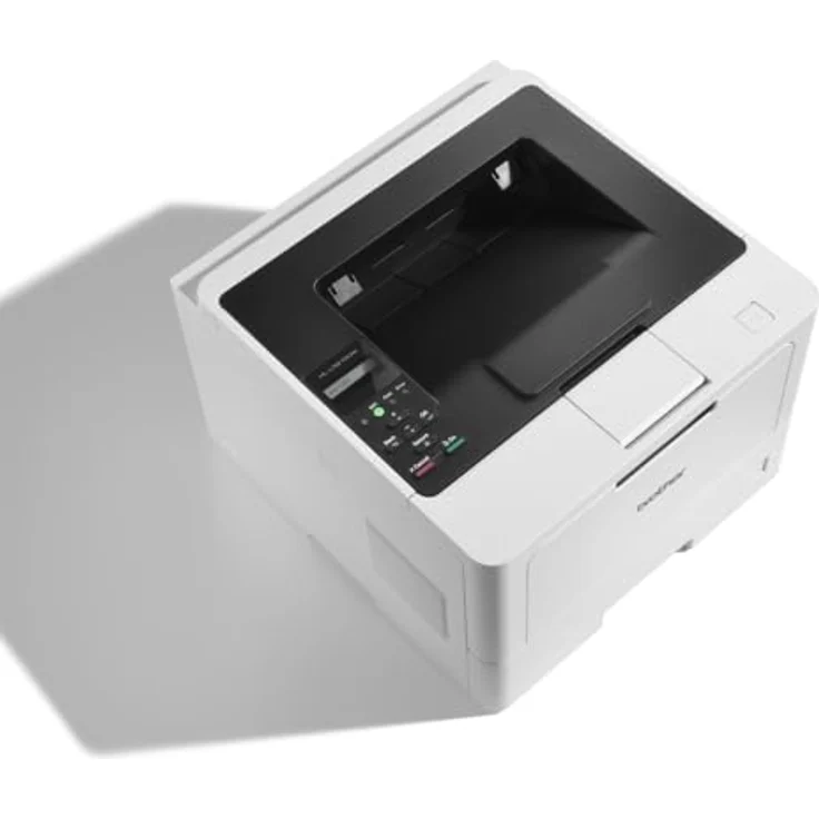Brother HL-L5210DW Laserdrucker schwarz weiß (A4, 48 Seiten/Min., 1.200x1.200 DPI, LAN, WLAN, Duplex, 250 Blatt Papierkassette) weiß/grau – Bild 3