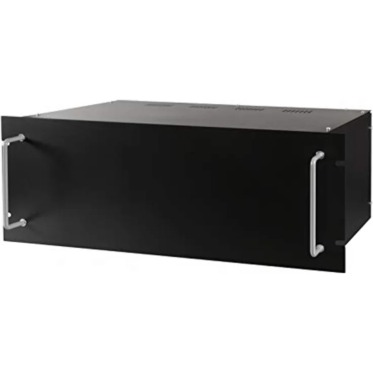 Blanko 480 mm (19") Rack-Leergehäuse 4HE, Montagesatz