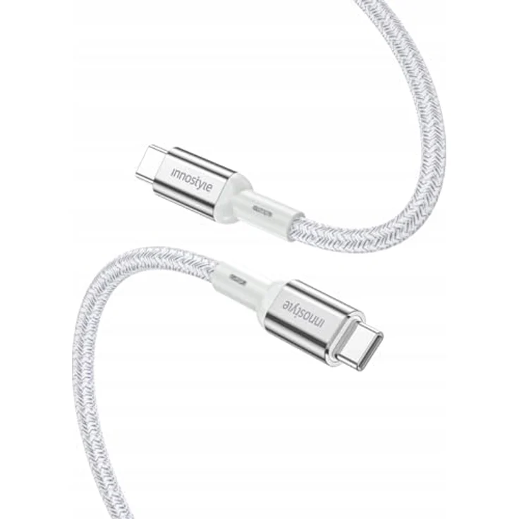 Innostyle USB C Kabel PowerFlex Ultra, 2M 100W Typ C PD, Schnellladekabel mit 4K/60Hz Unterstützung, für Samsung S24, iPhone 16, MacBook Air – Bild 1