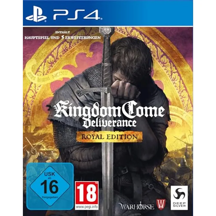 Deep Silver Kingdom Come Deliverance Royal Edition NEW (PS4) - Vielfach ausgezeichnetes Rollenspiel mit detailreichen, realen böhmischen Landschaften und 5 DLCs