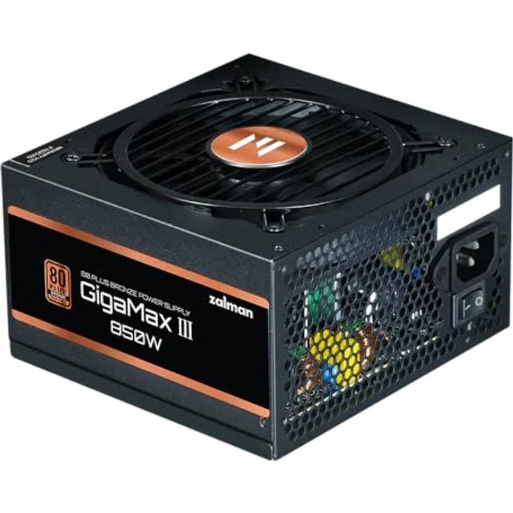 Zalman PC-Netzteil GigaMaxIII 850 W v2 (80 + Bronze) ATX3.0, Hochwertige Material, Langlebig, Robustheit – Bild 1