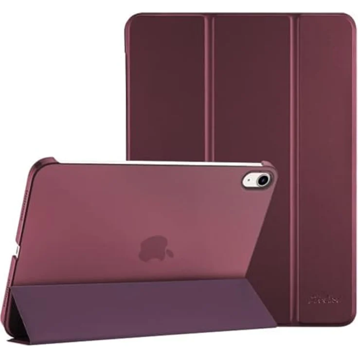 ProCase Hülle für iPad A16 11. Generation 2025 11"/ iPad 10. Generation 2022 10,9'' - Leicht Dünn Hart Schutzhülle mit Auto Wake/Sleep Funktion, Wein – Bild 1