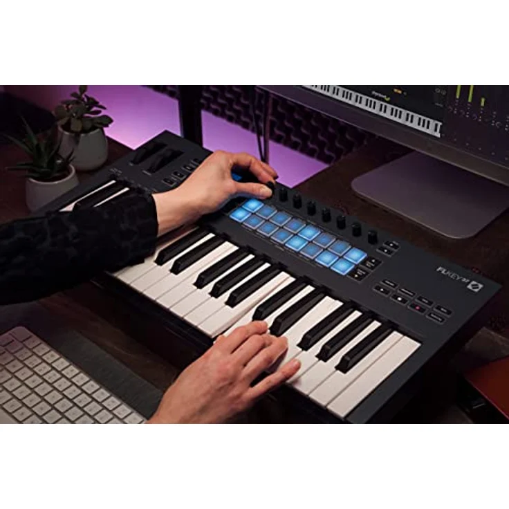 Novation FLkey 37 MIDI-Controller-Keyboard – Nahtlose Integration in FL Studio mit Akkord- und Skalenmodus. Sämtliche Software, die du für die Musikproduktion benötigst – Bild 3