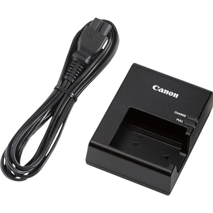 Canon LC-E10E, Batterieladegerät für LP-E10 Akkus, schwarz, 100V-240V, kompakt und leistungsstark – Bild 1