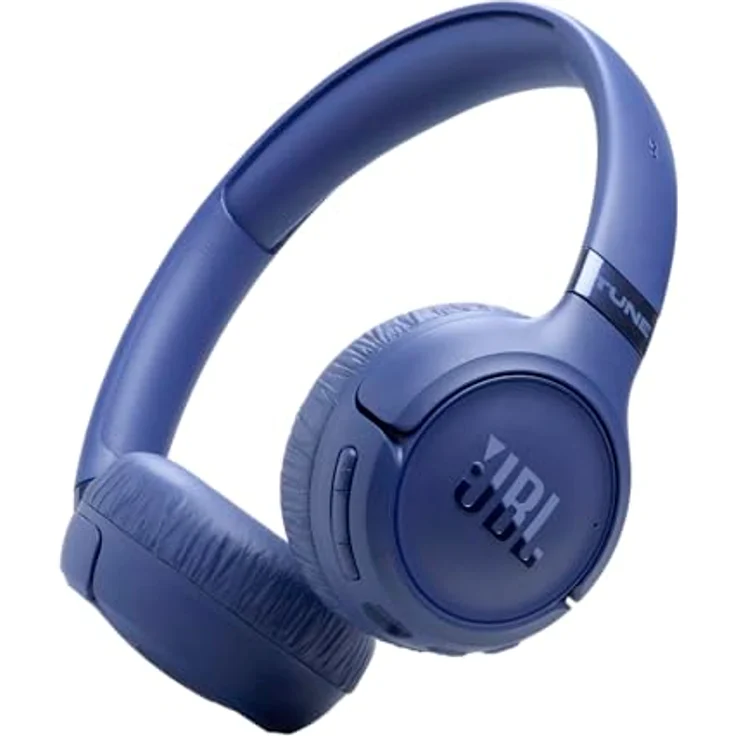 JBL Tune 680 NC, Kabellose On-Ear-Kopfhörer mit adaptivem Noise-Cancelling, Smart Ambient, 76 Stunden Akkulaufzeit, Schnellladefunktion, Blau – Bild 1