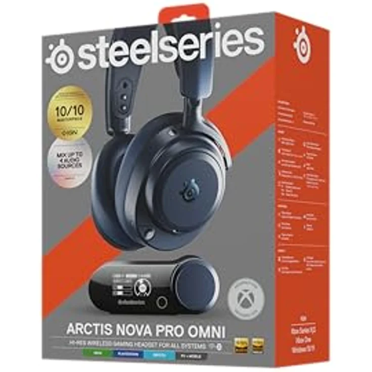 STEELSERIES Arctis Nova Pro Omni, Over-ear Gaming-Headset Bluetooth Blau – Bild 22