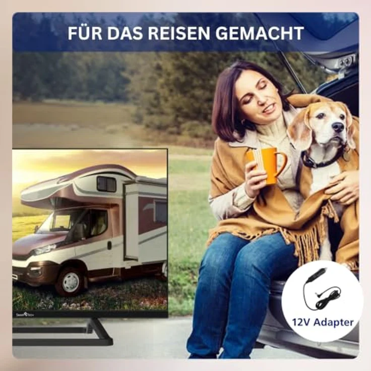 Smart Tech 24QV02VC QLED Fernseher 40 Zoll HD ready, 12 Volt, Triple-Tuner und VIDAA Smart TV – Bild 7
