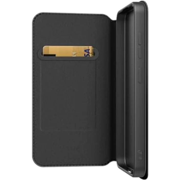 BlackRock Slim Case Folio für Samsung Galaxy S24, schwarz, Booklet Design – Bild 2