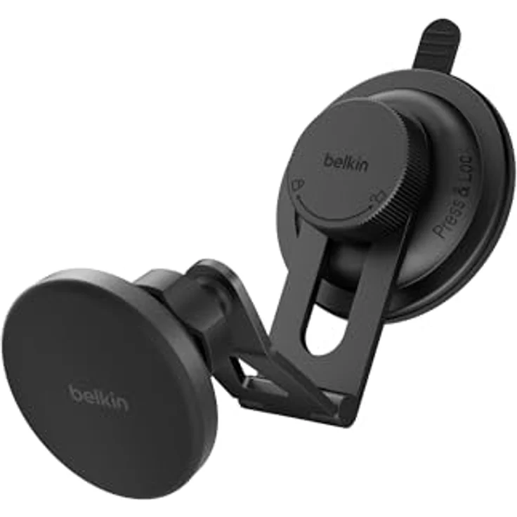 Belkin Magn.kabelloses Kfz-Ladegerät Qi2 WIC013hqBK mit Halterung, 15 W, Wireless Charger, Schwarz – Bild 13