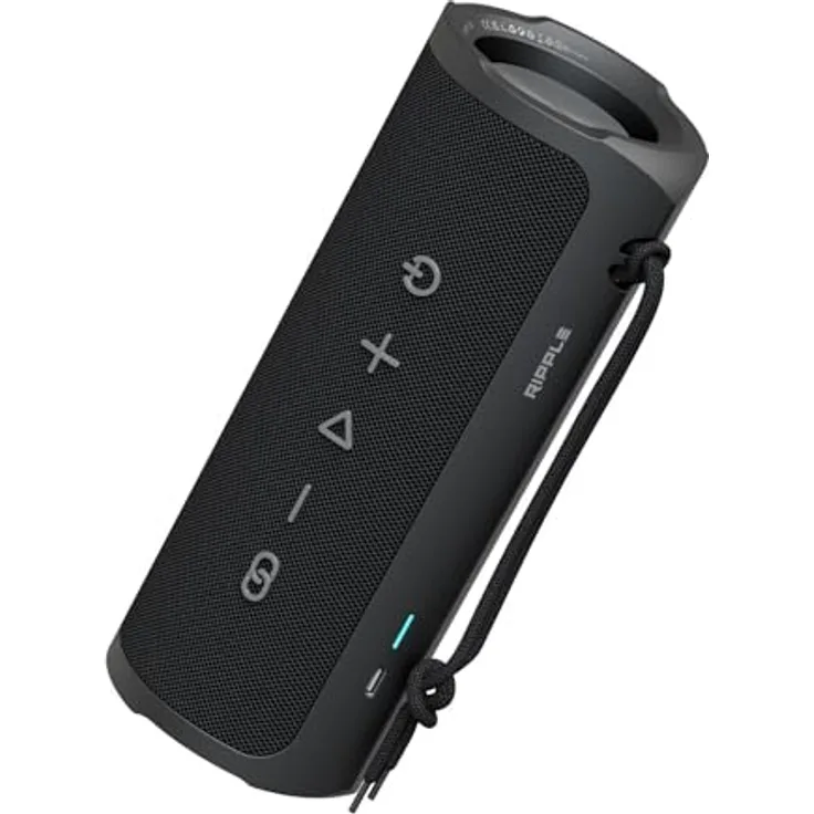 HiFuture Speaker Ripple Bluetooth (black) (6 h), Bluetooth Lautsprecher, Schwarz