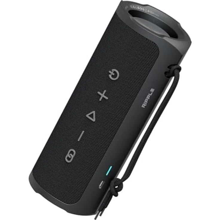 HiFuture Speaker Ripple Bluetooth (black) (6 h), Bluetooth Lautsprecher, Schwarz – Bild 1