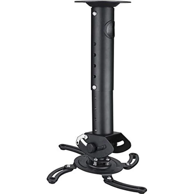 Deltaco Projector holder ARM-500L, 15kg, 302-402mm Ceiling Mount, Black – Bild 2