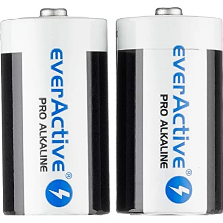 everActive C Batterien 2er Pack, Pro Alkaline, Baby LR14 R14 1.5V, höchster Leistung, 10 Jahre Haltbarkeit, 2 Stück – 1 Blisterkarte – Bild 2