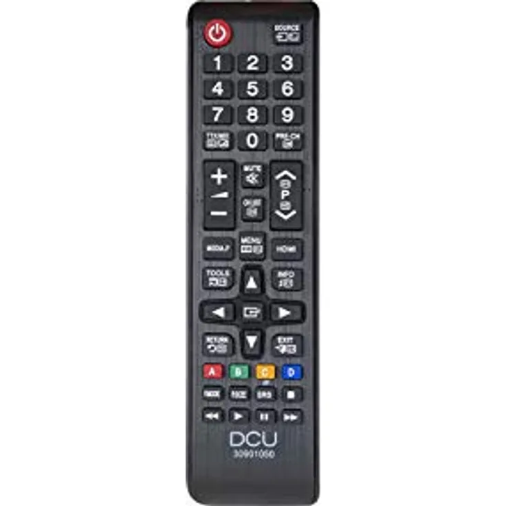 DCU TECNOLOGIC | Samsung Fernbedienung | LCD/LED TV-Fernbedienung | Kompatibel mit Samsung TV | Schwarz